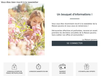 Nouveau message de Newsletter