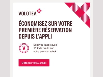 15€ de réduction sur votre premier vol ! 