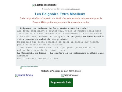 Les Peignoirs de Bain Extra Moelleux ❤️​