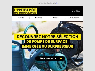 Du garage au jardin : trouvez la pompe qui la met la pression où il faut ! 💧