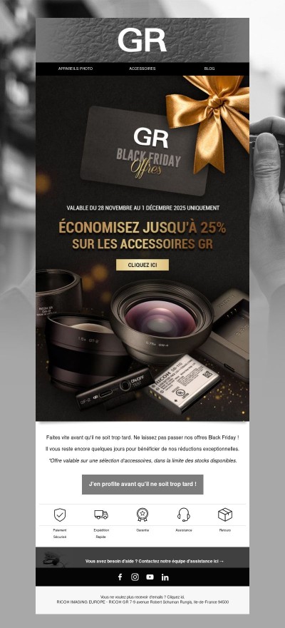🕒 Vos offres Black Friday sont toujours là !