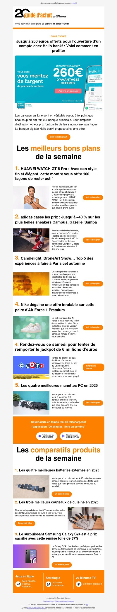 Les bons plans de la semaine à ne pas louper !