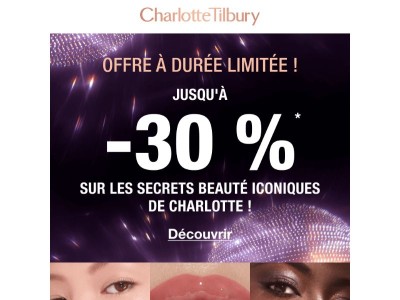 Jusqu'à -30 % sur les secrets de beauté ! ⚡️💖