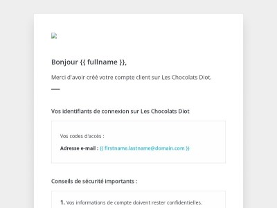 [Les Chocolats Diot] Bienvenue !