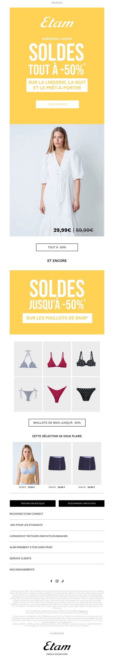 SOLDES | TOUT à -50%