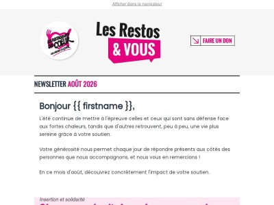 ☀️ En août, votre générosité change des parcours de vie

