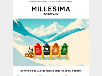 📢 25€  de remise tous les 250€ d'achats pour bien débuter l'année !