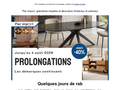 ⌛On prolonge le plaisir