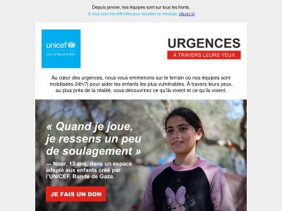 Au coeur des urgences, protéger les enfants coûte que coûte  