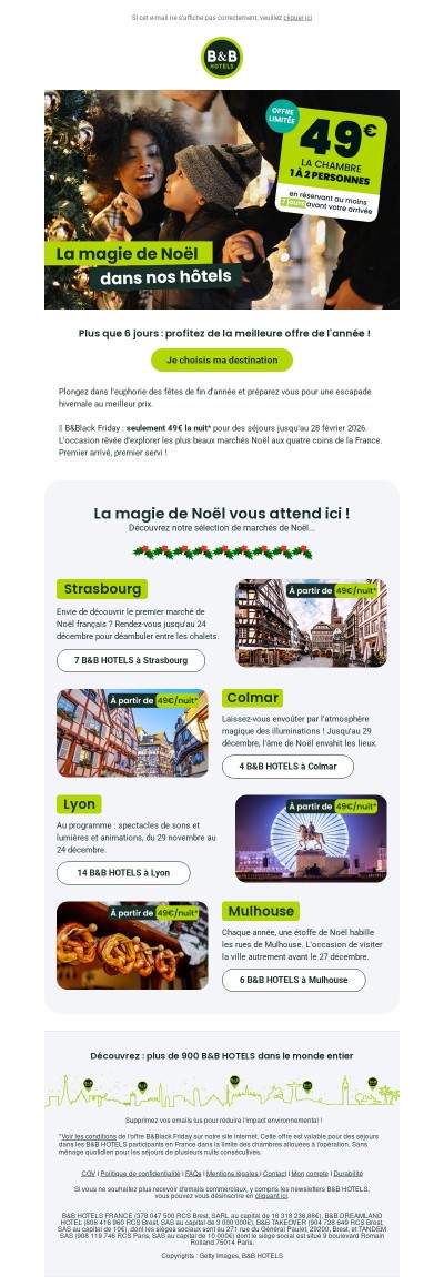 ☃️ Évasion hivernale à prix exclusif : premier arrivé, premier servi !