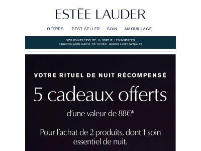 Votre rituel de nuit récompensé🌙