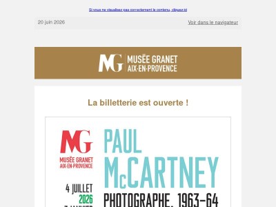 Exposition Paul McCartney : la billetterie est ouverte !