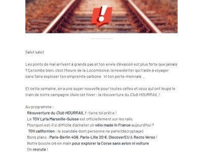 😍🚂 LA CORSE SANS VOITURE + RÉOUVERTURE DU CLUB HOURRAIL !