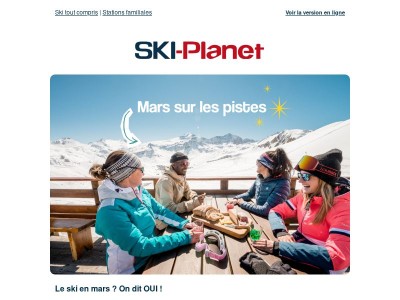 Le ski en mars ? On dit OUI ! ☀️
