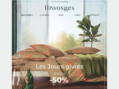 Jusqu'à -50% sur les Jours givrés !