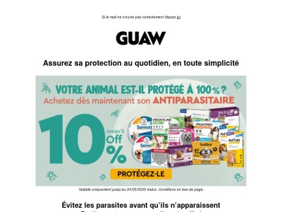 🛡️ Assurez sa protection, avec -10%