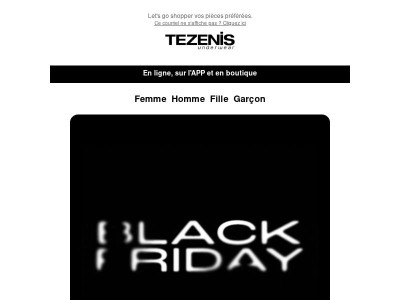 Black Friday | jusqu’à -50% sur de nombreux articles 🤯🏷️