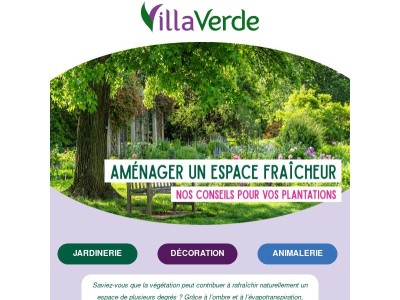 Il fait chaud… aménagez votre coin fraîcheur ! 🌴