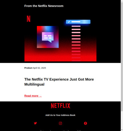 The Netflix TV Experience Just Got More Multilingual