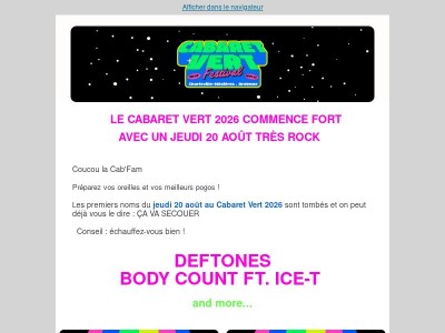 ILS ARRIVENT AU CABARET VERT 2026 🤯