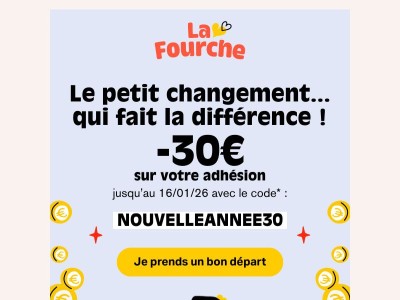 -30€ pour bien commencer l’année 💸