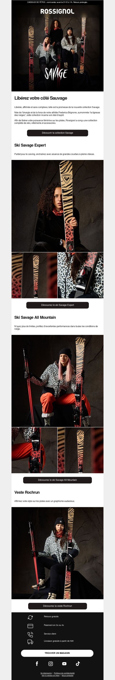 Découvrez la collection Savage en édition limitée