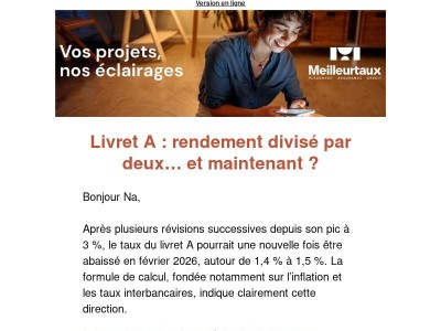 Livret A : rendement divisé par deux… et maintenant ?