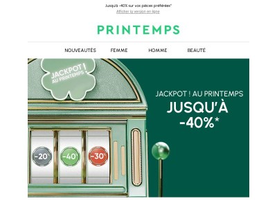 JACKPOT! : Dernier weekend pour profiter de votre offre