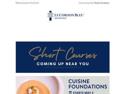 Short courses coming up in Melbourne