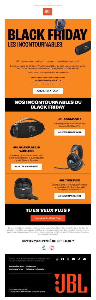 Nos incontournables du Black Friday