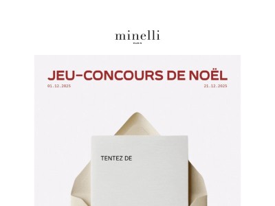 JEU-CONCOURS NOËL EN BOUTIQUE MINELLI ✨