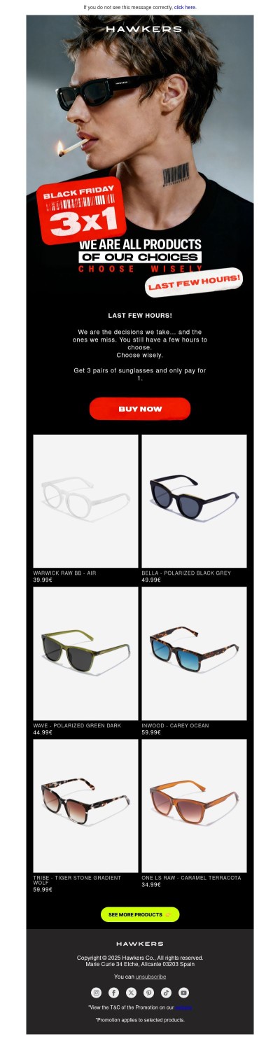 Black Friday. 3for1 Last few hours!