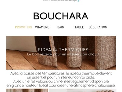 L'essentiel de l'hiver : les rideaux thermiques !