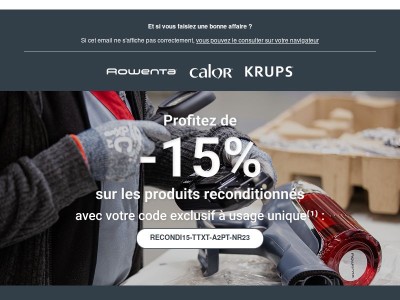 Une seconde vie pour eux, -15 % pour vous !
