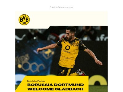 ⬛️ 🟨 Last game of the year – at home against Gladbach ⬛️ 🟨