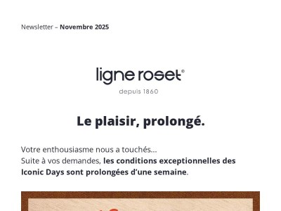 Encore une semaine iconique