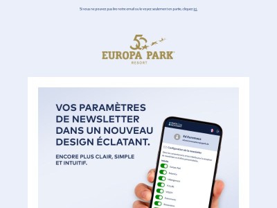 Bientôt : nouveau design pour les paramètres de la newsletter