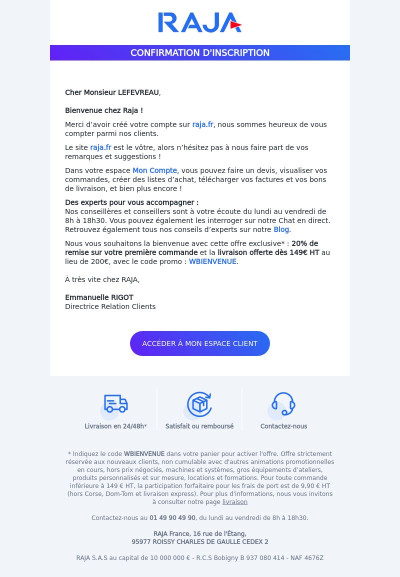 Bienvenue sur raja.fr M. LEFEVREAU