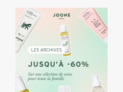 Jusqu'à-60% : les Archives se terminent bientôt ✨