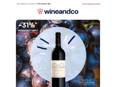 ⚡VENTE FLASH⚡ Un Grand Cru Classé de Saint-Émilion à moins de 30€ : le Château de Ferrand 2019 !