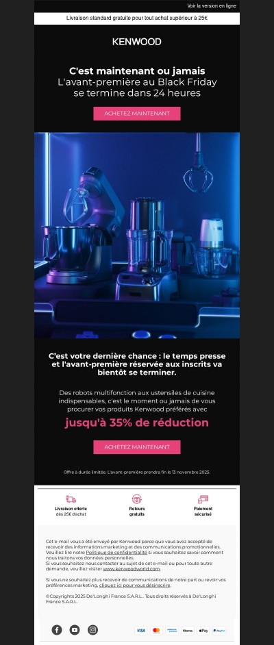 ⚡C'est maintenant ou jamais : l'avant-première au Black Friday se termine dans 24 heures !