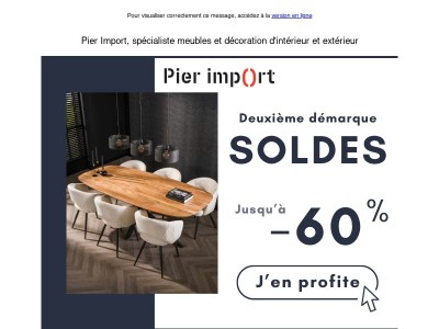 ⚡⚡Deuxième démarque : jusqu'à -60%