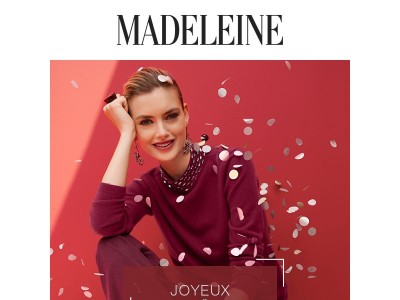 MADELEINE vous souhaite un Joyeux Noël !