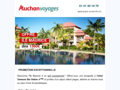 ⚡🏝️ Île Maurice dès 1360€