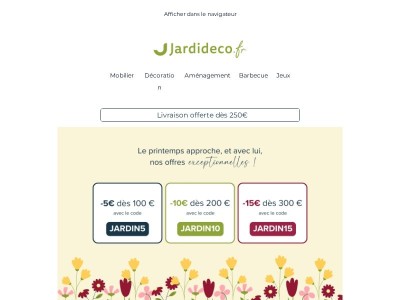 Des offres rien que pour vous {{ lastname }}!😉