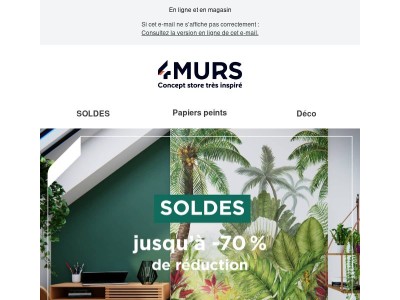 SOLDES : jusqu’à -70%
