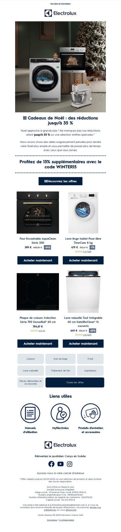 🎁Cadeaux de Noël jusqu’à -35 %. Dépêchez-vous !