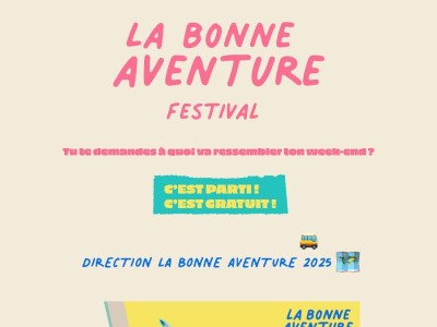 Prépare ta venue à la Bonne Aventure 🎒