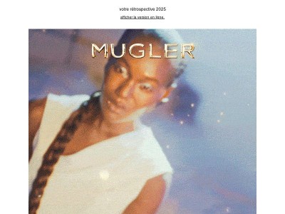 mugler vous souhaite une bonne année 2026