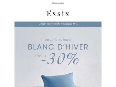 Blanc d’Hiver : jusqu’à -30%